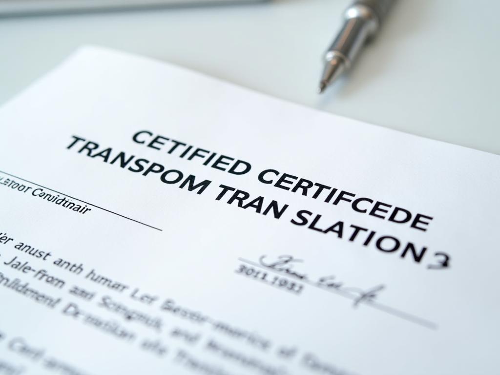 NAATI certified translation document showing certification statement, translator ID, and official stamp