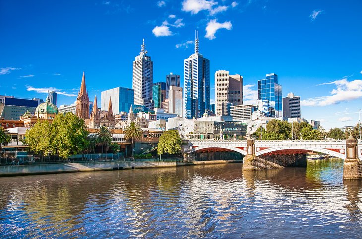 Melbourne city view