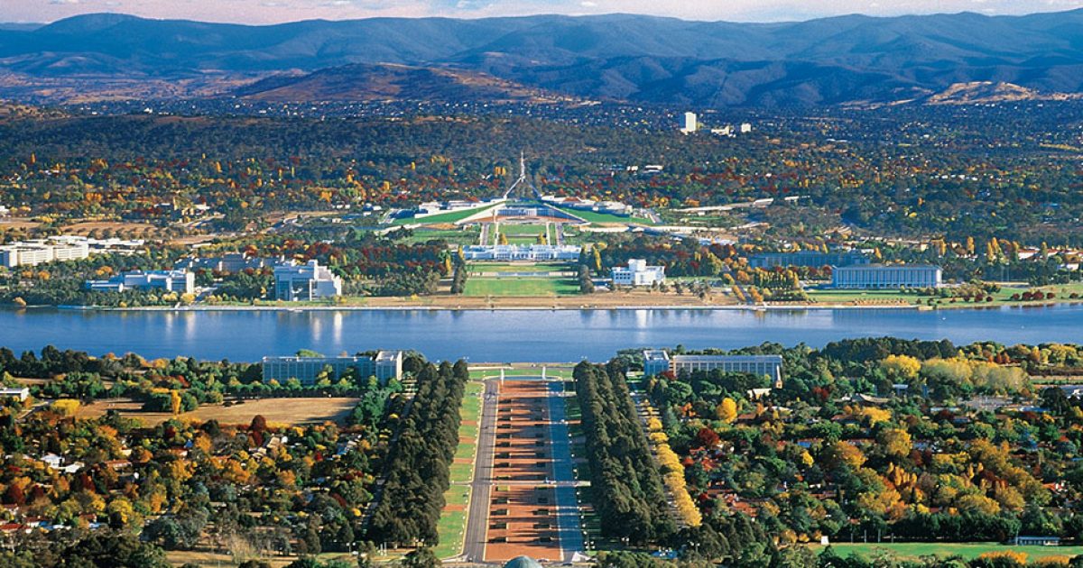 Canberra city view